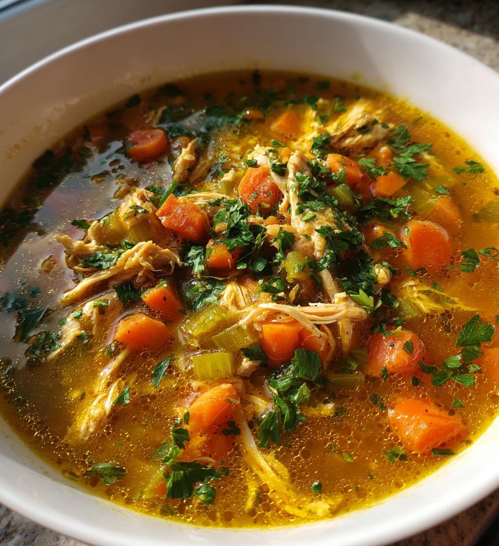 turmeric chicken soup