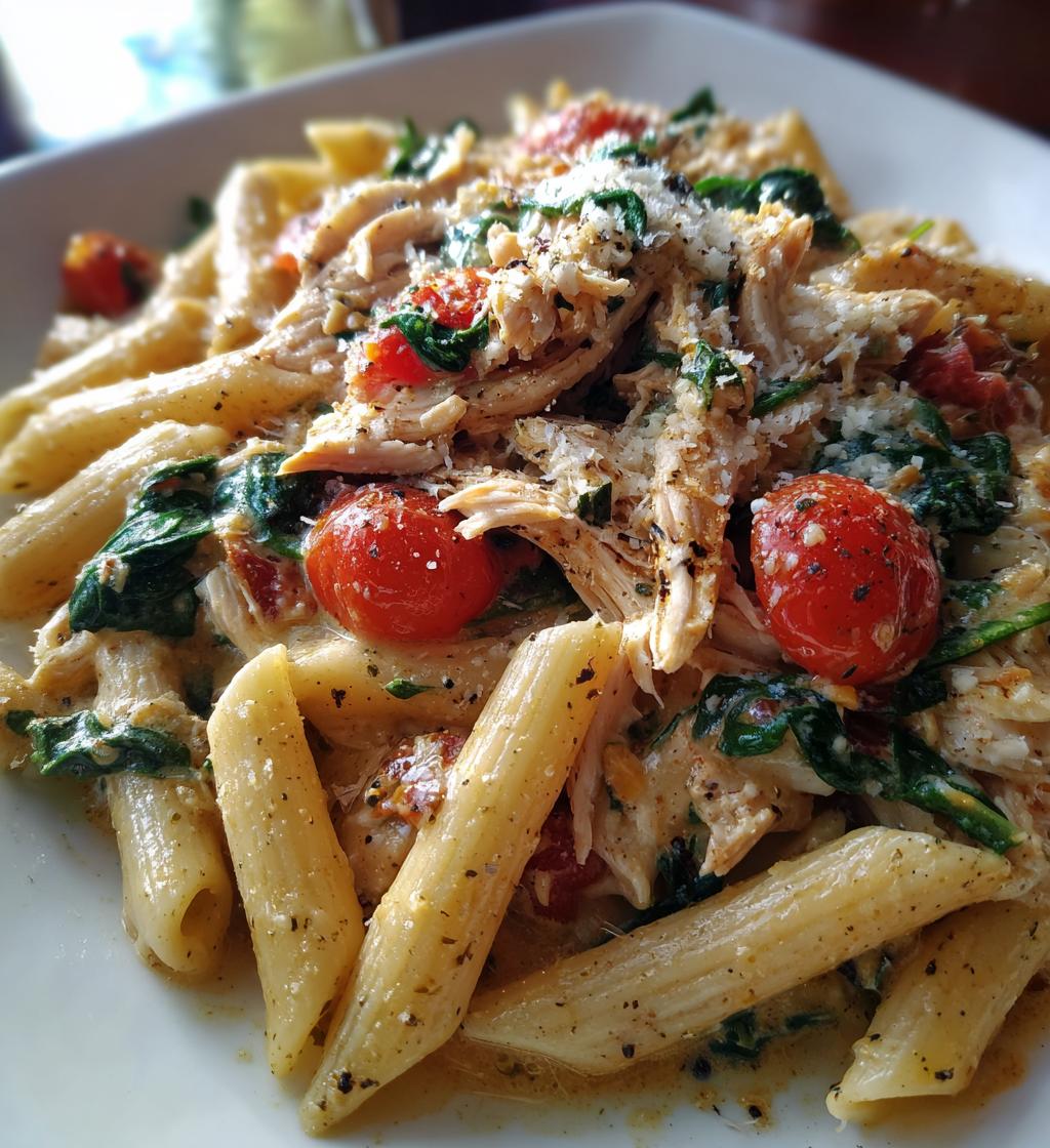 tuscan chicken pasta with cottage cheese