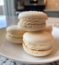 vanilla macarons
