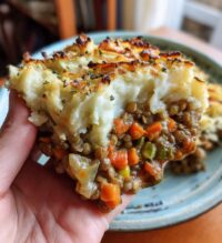 vegan lentil shepherd pie