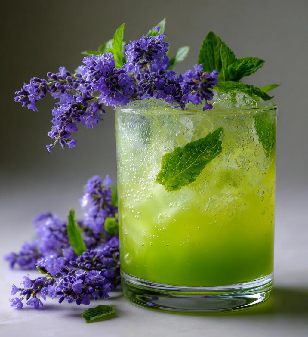virgin lavender mojito - detail 1