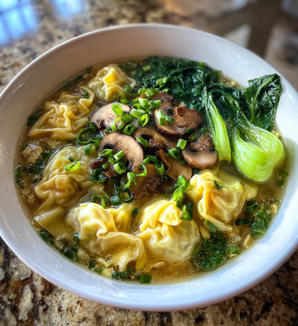 weeknight wonton soup