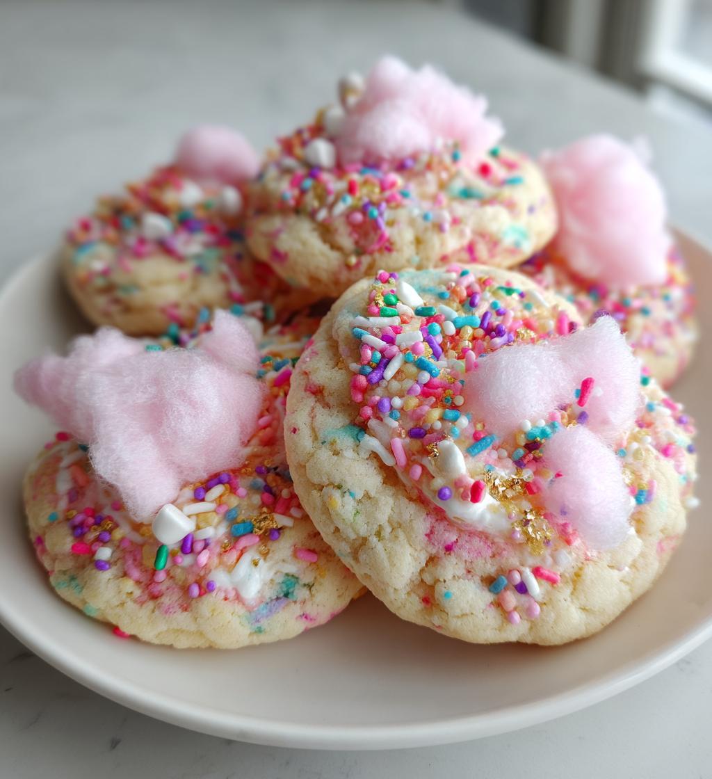 whimsical cotton candy cookies delight recipe - detail 1