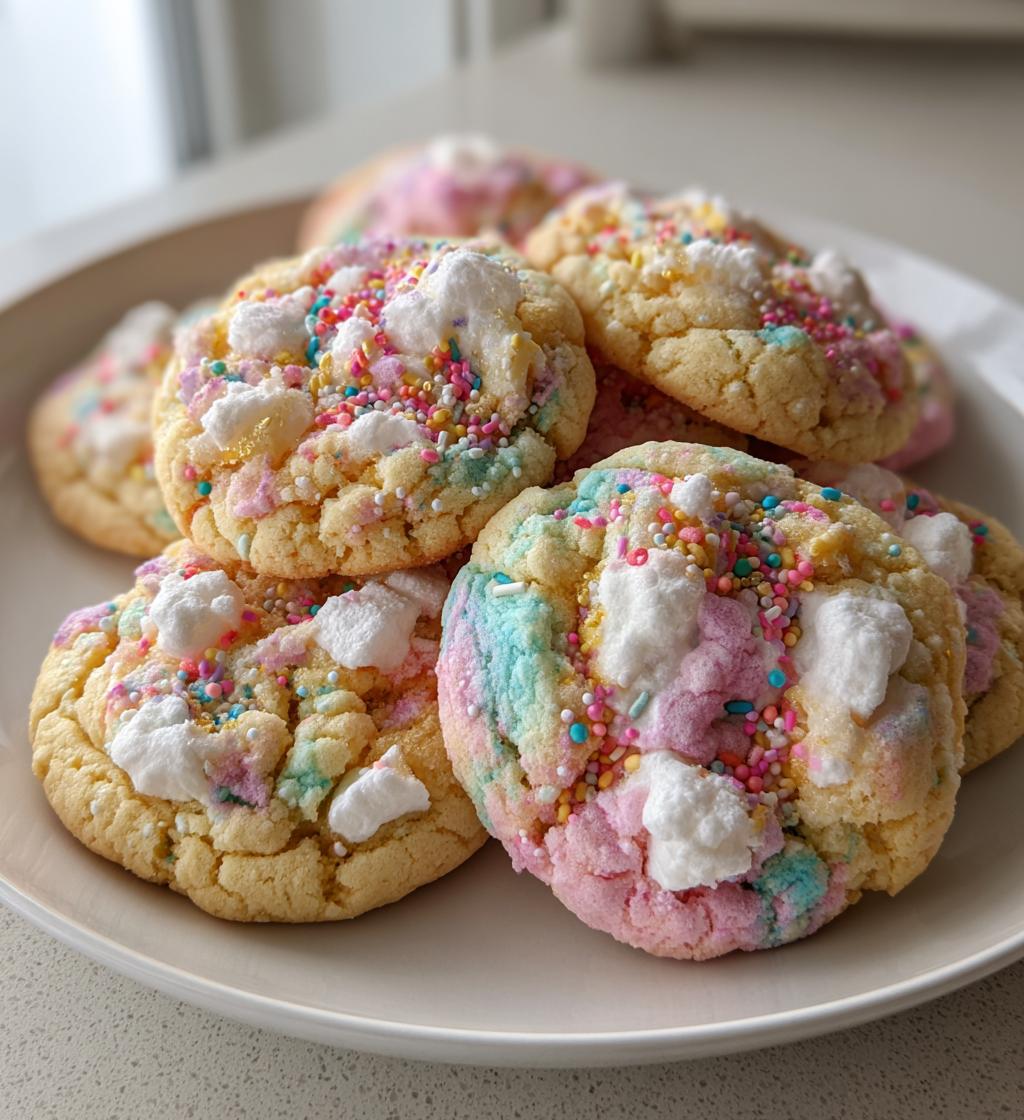 whimsical cotton candy cookies delight recipe