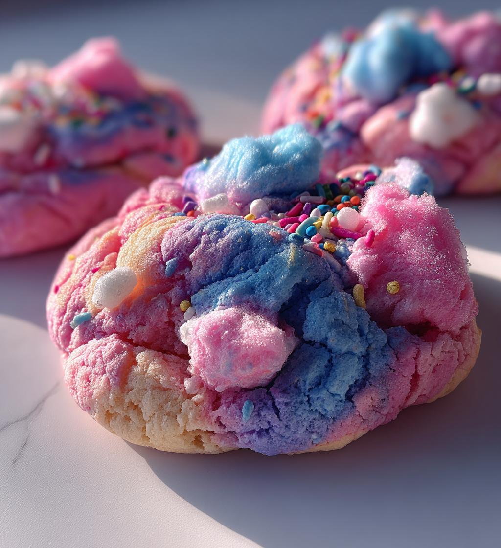 whimsical cotton candy cookies delight recipe