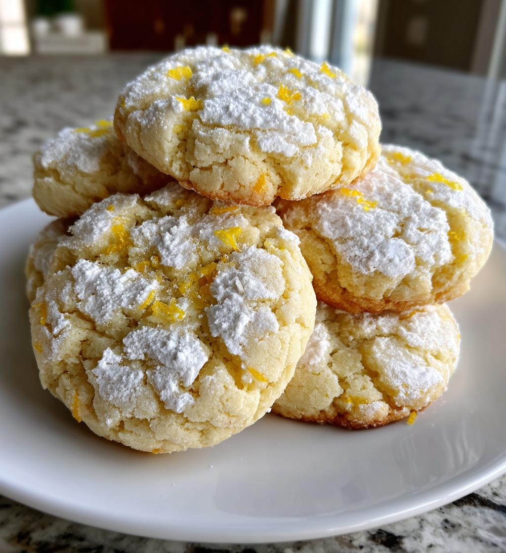 zesty lemon meltaway cookies - detail 1