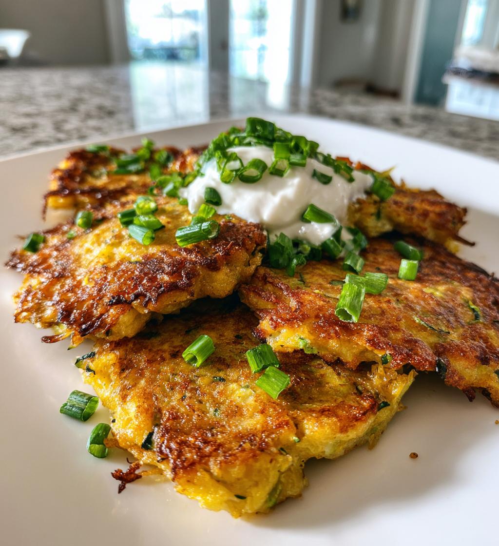 zucchini fritters - detail 1