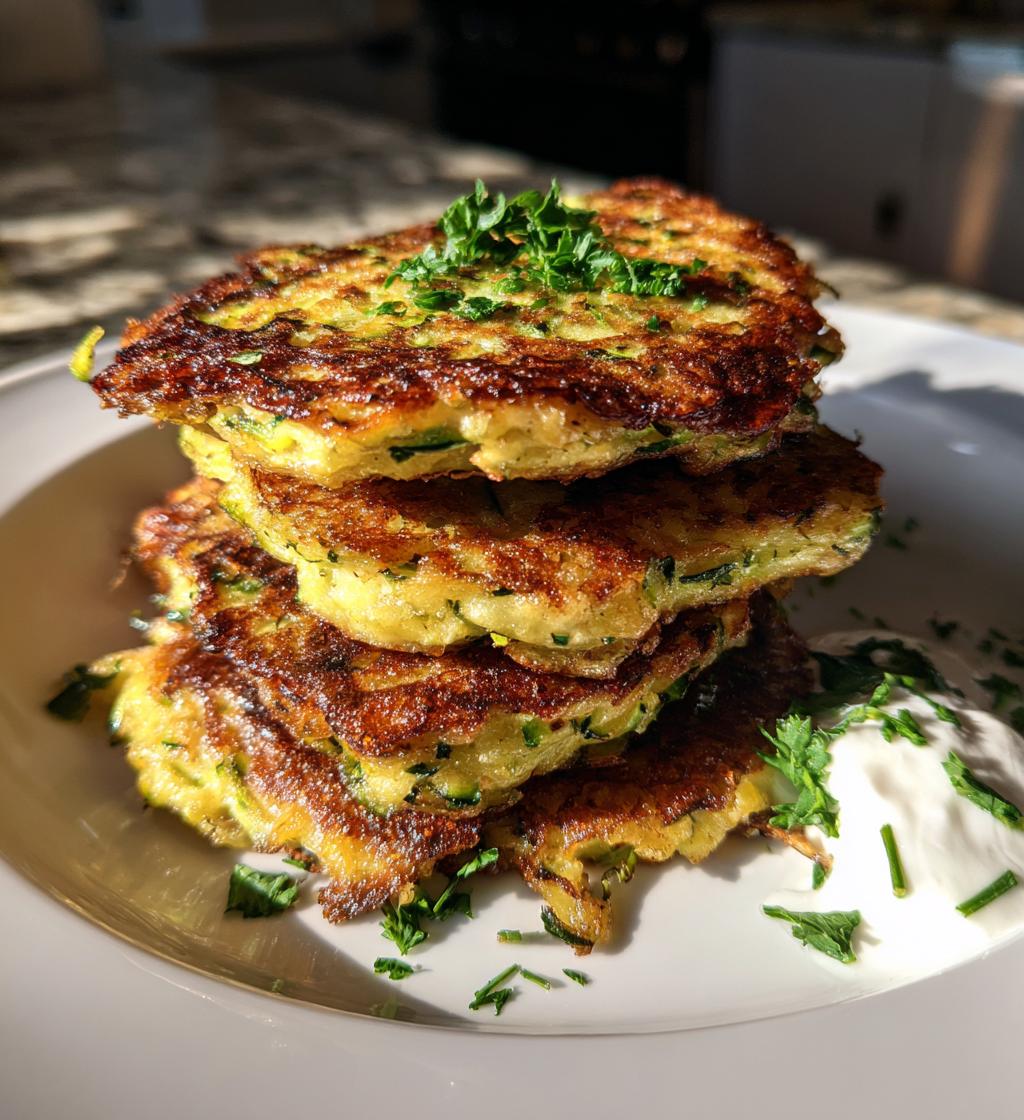 zucchini fritters recipe - detail 1