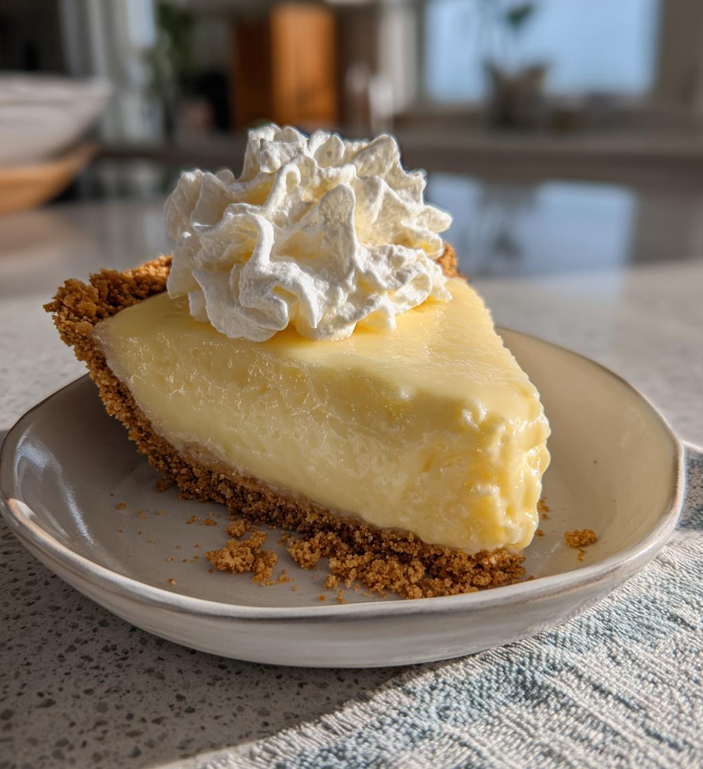 6 ingredient blender lemon pie