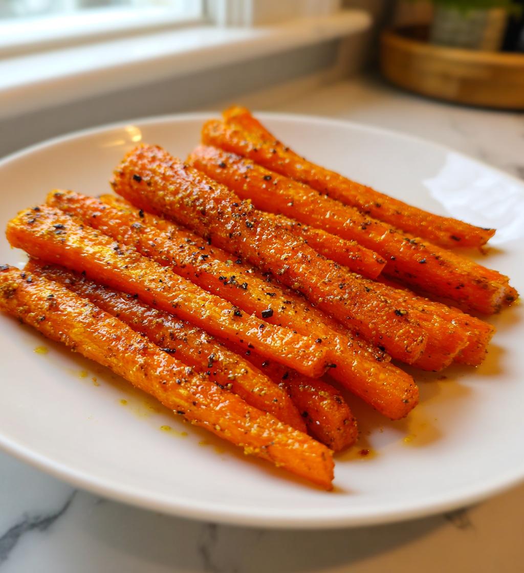 air fryer carrots - detail 1