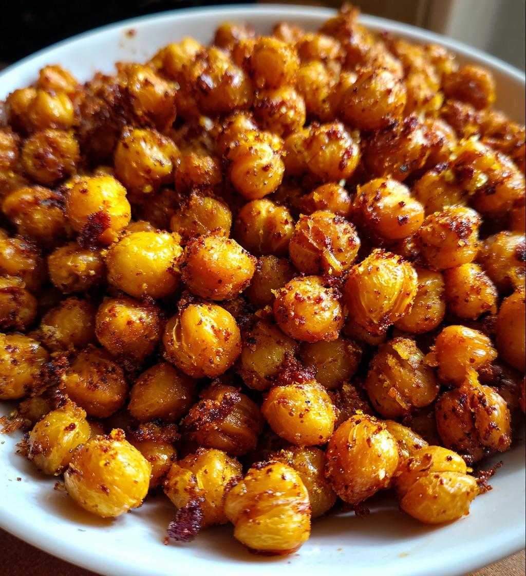 air fryer chickpeas - detail 1