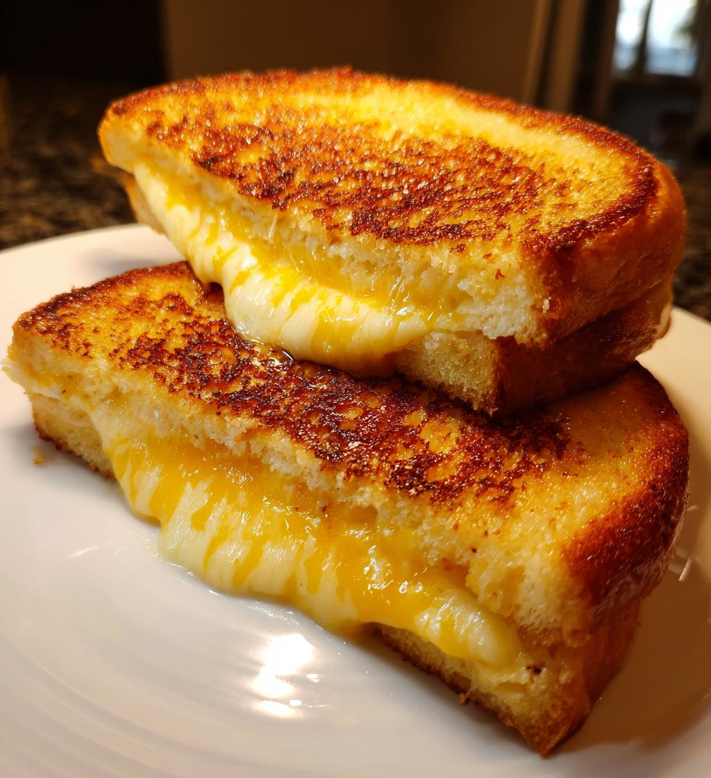 air fryer grilled cheese - detail 1