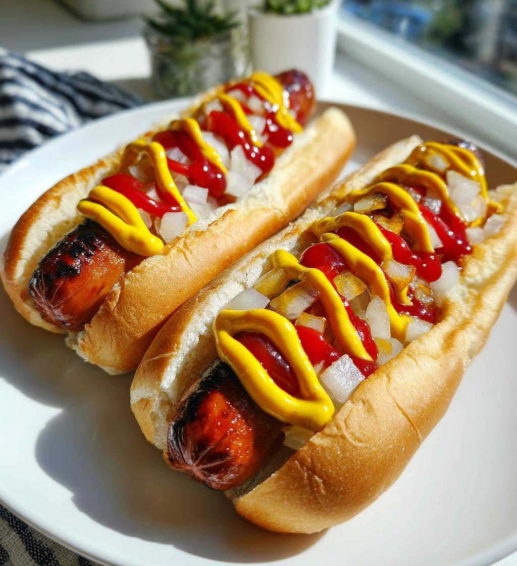 air fryer hot dogs
