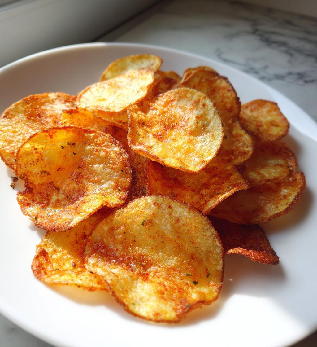 air fryer potato chips recipe