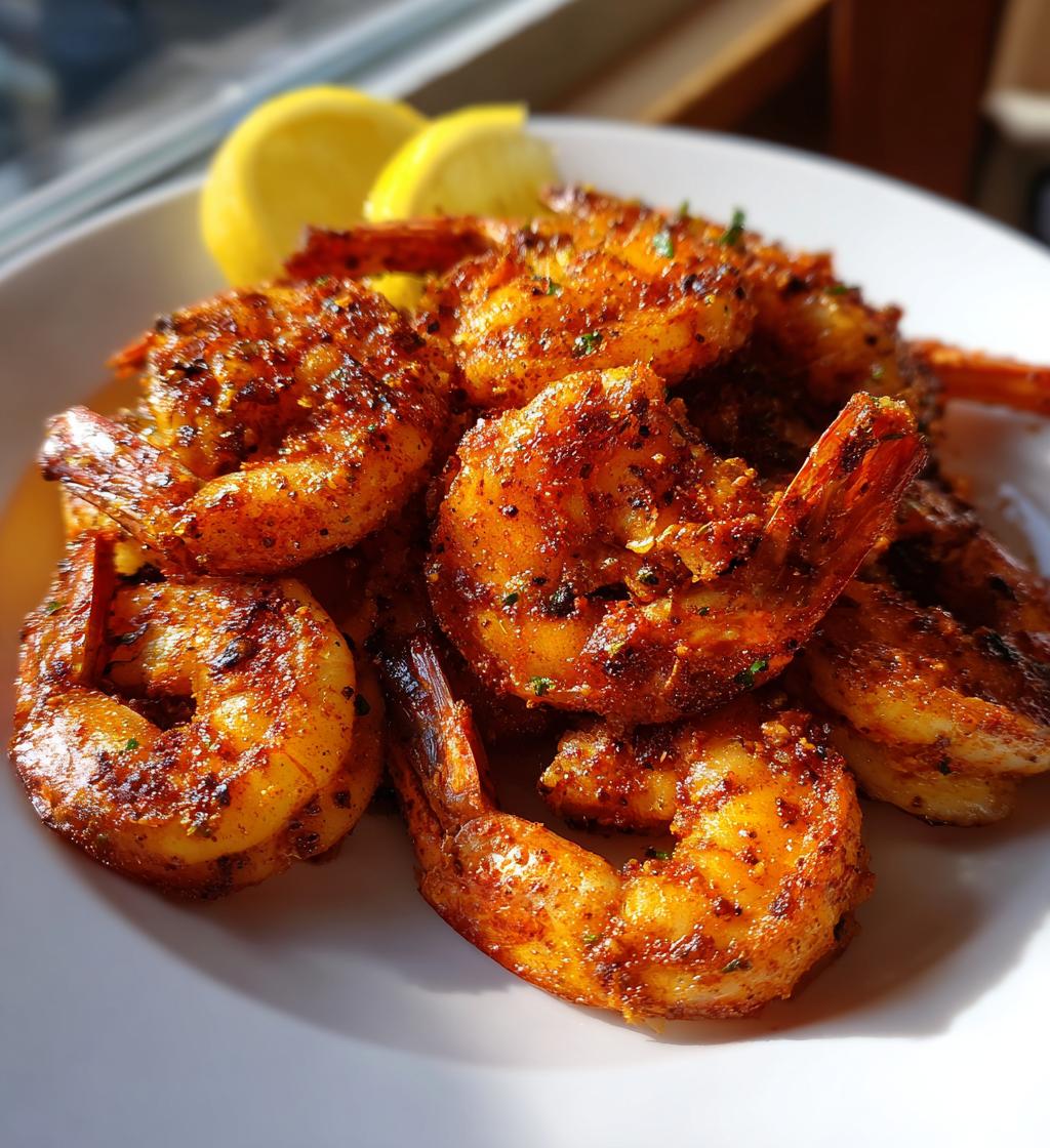 air fryer shrimp - detail 1