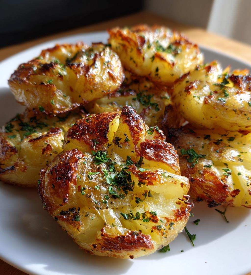air fryer smashed potatoes