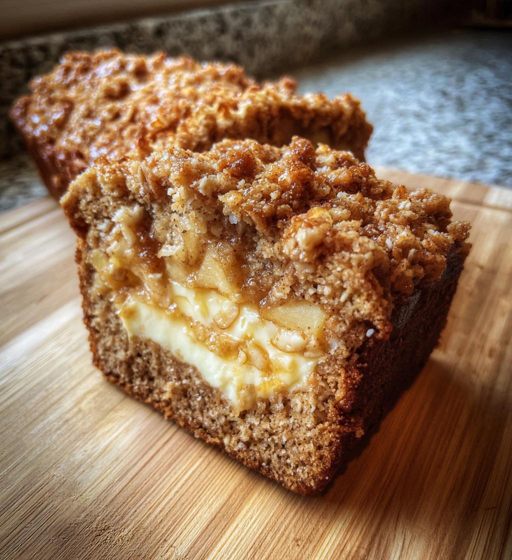 apple crisp cheesecake bread