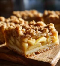 apple crumb slab pie