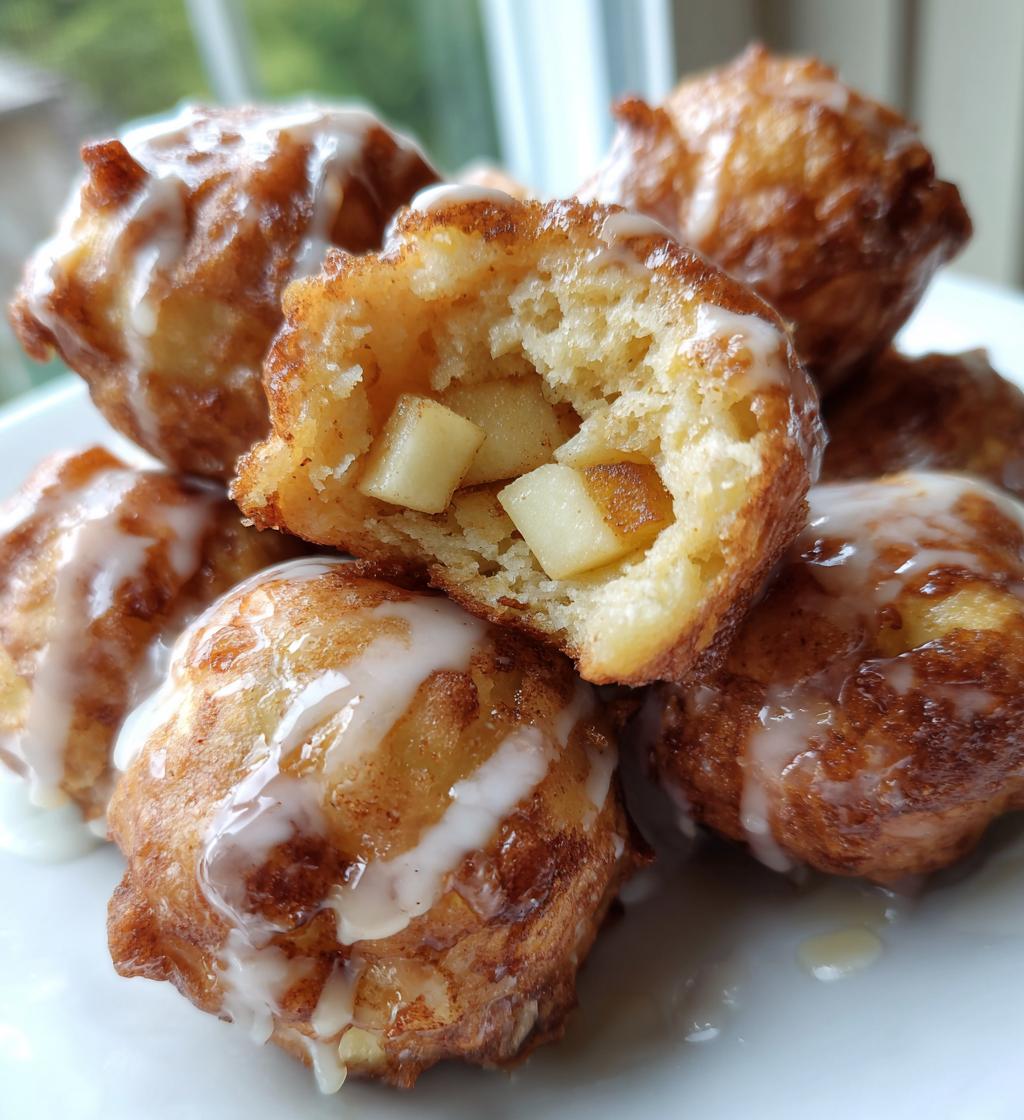 apple fritter bites
