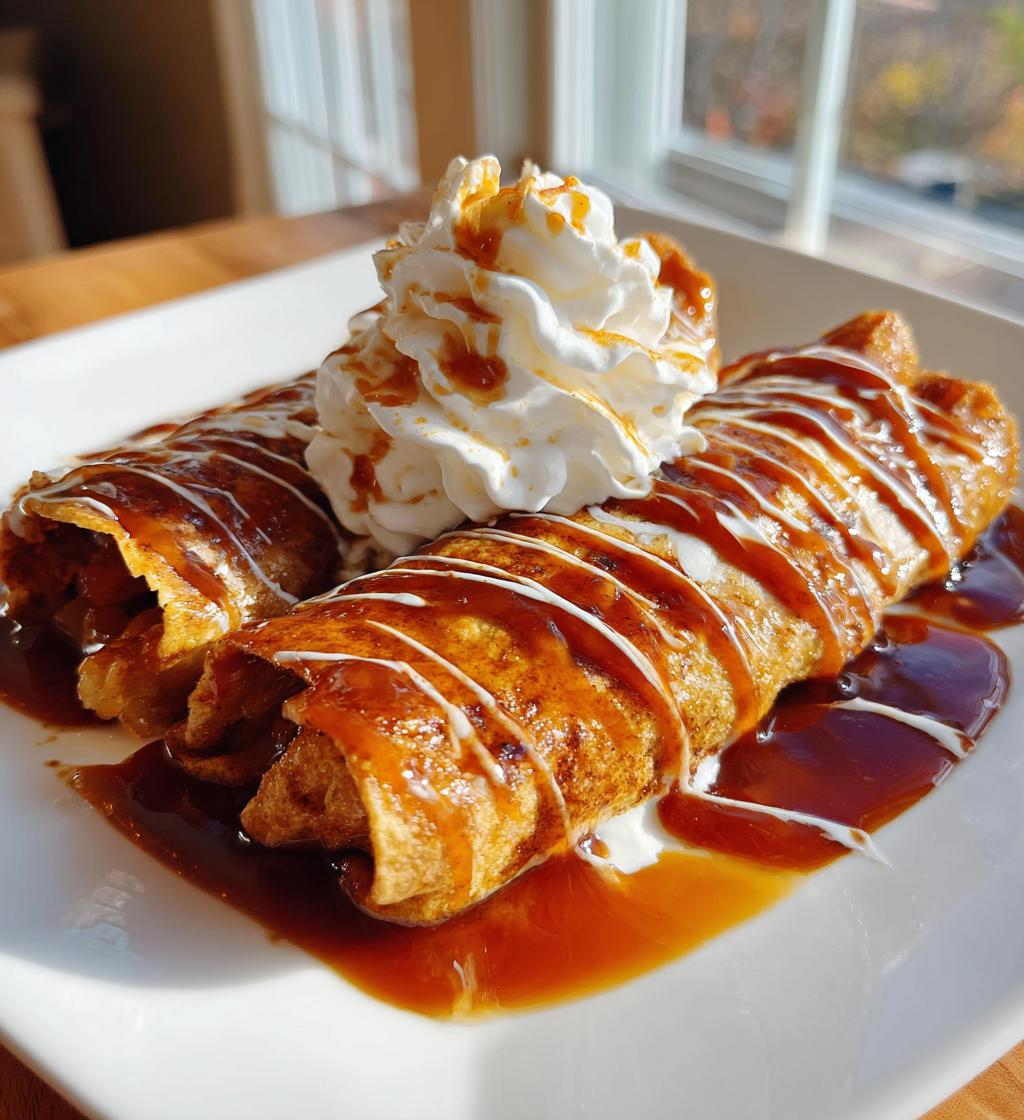 apple pie enchiladas - detail 1