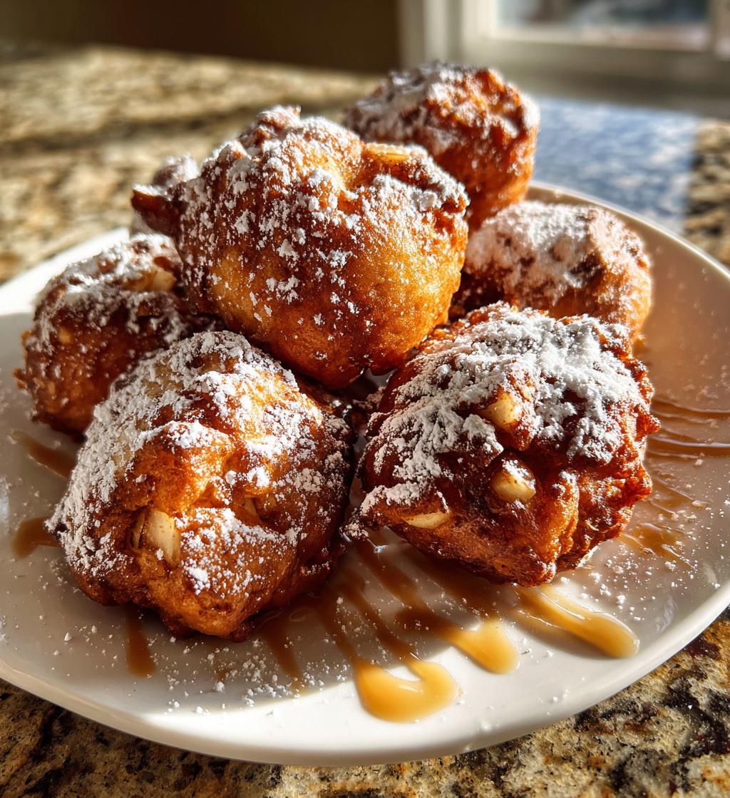 baked apple fritters