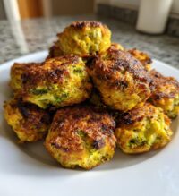 baked broccoli cheese balls