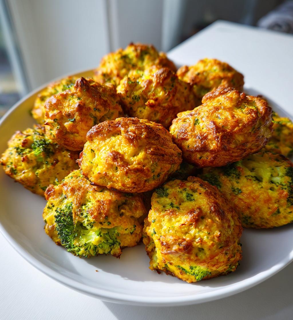 baked broccoli cheese balls recipe