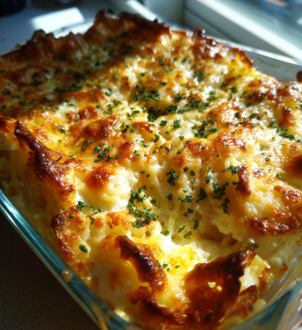 baked cream cheese spaghetti casserole