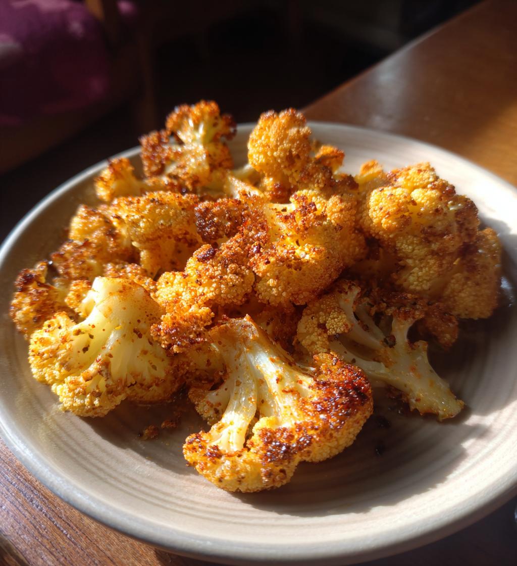 baked crunchy cauliflower - detail 1