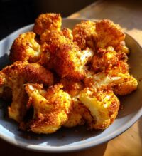 baked crunchy cauliflower