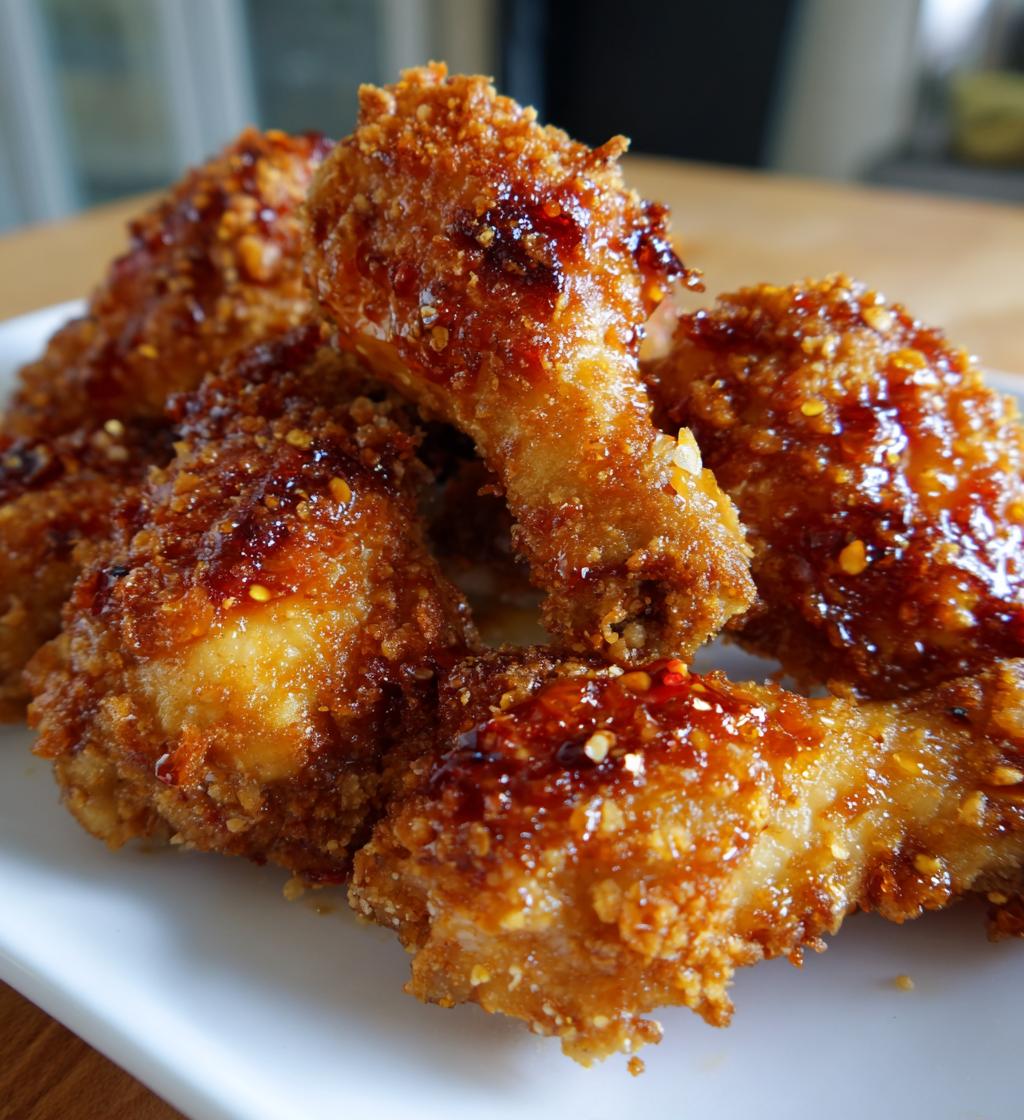 baked crunchy hot honey chicken