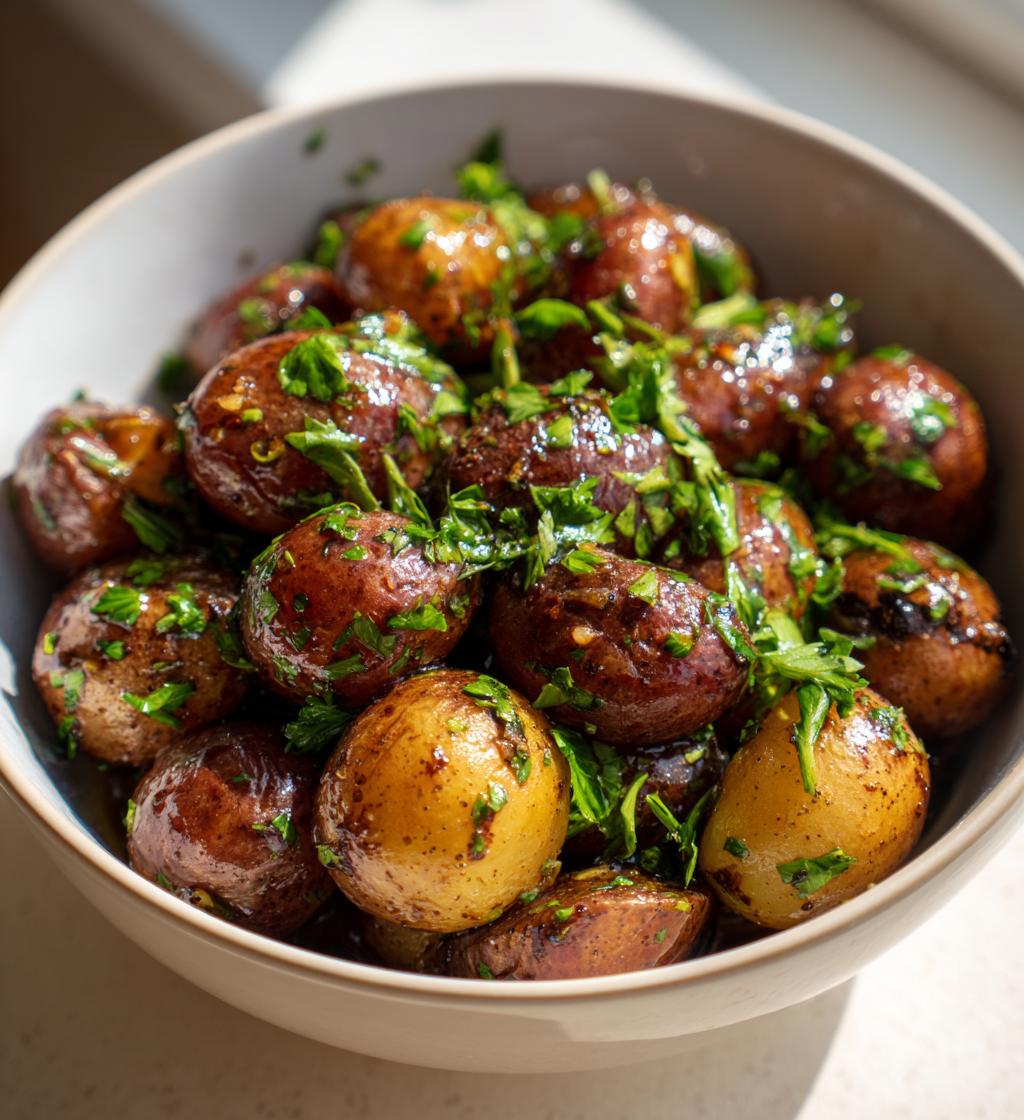 balsamic potato salad - detail 1