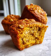 banana and pumpkin muffins