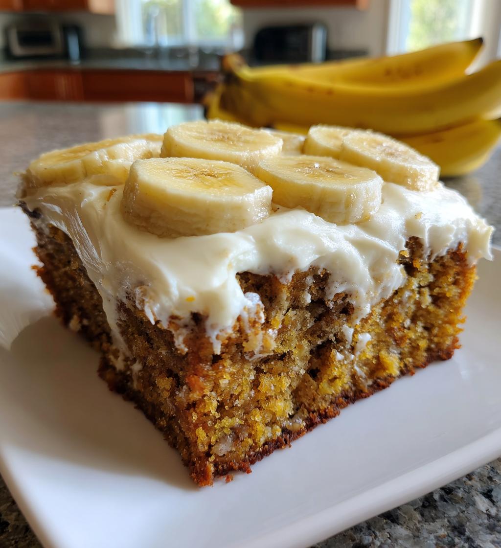 banana bars with cream cheese frosting