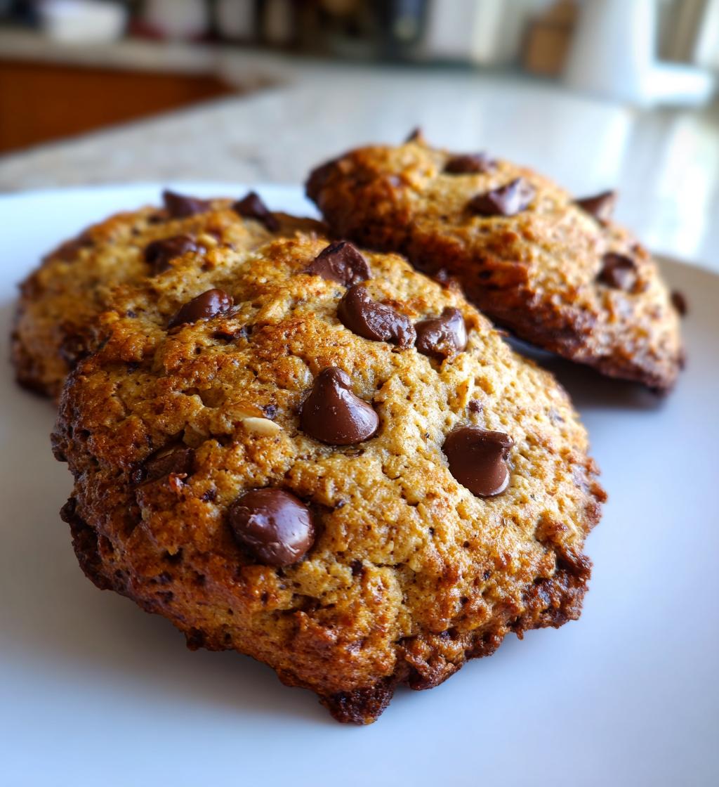 banana oatmeal high protein breakfast cookies