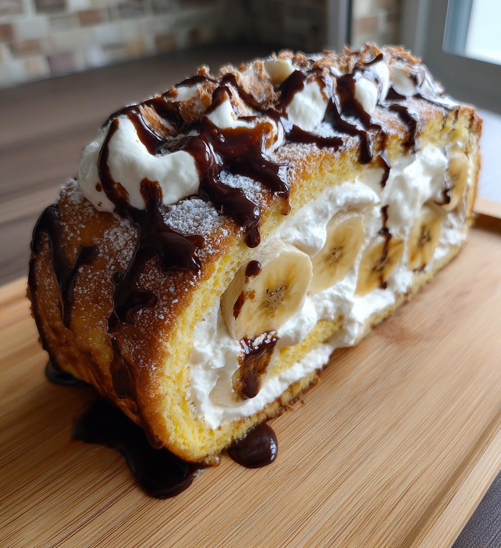 banana roll cake - detail 1