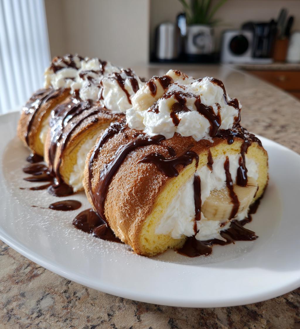 banana roll cake