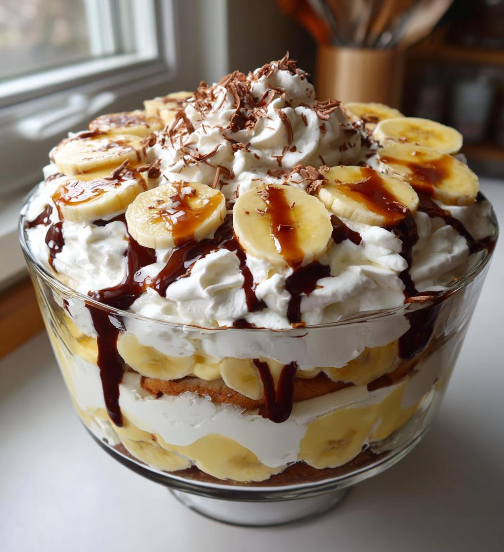banana split trifle