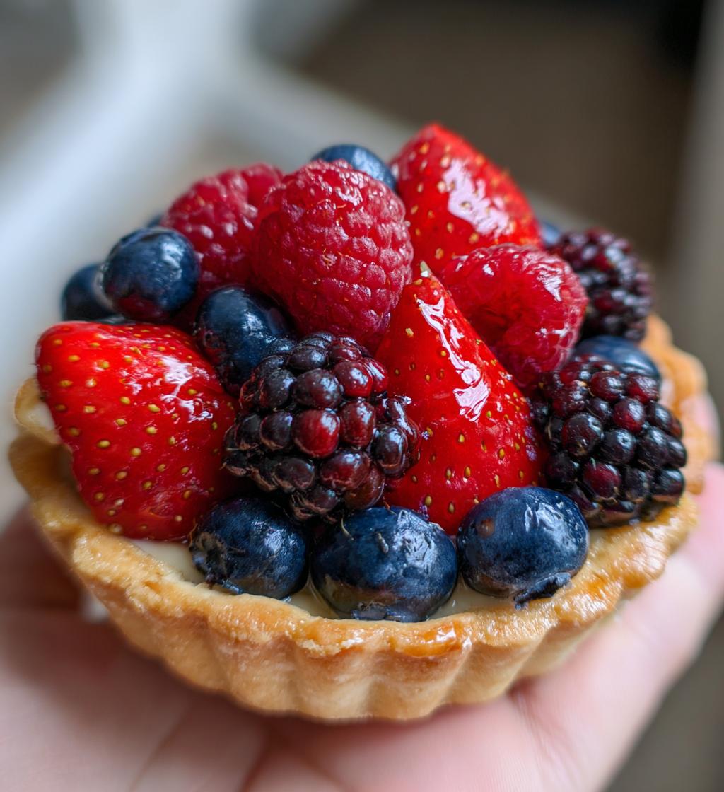 berry medley tart a delicious dessert
