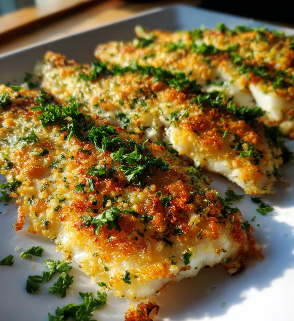 best garlic parmesan flounder recipe