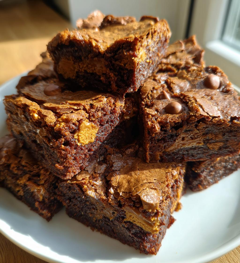 biscoff brownies - detail 1