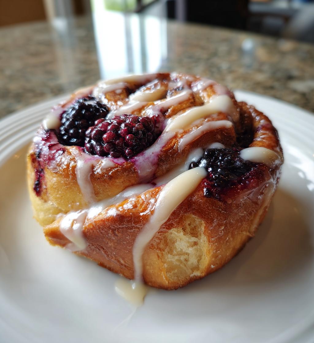 blackberry cinnamon rolls