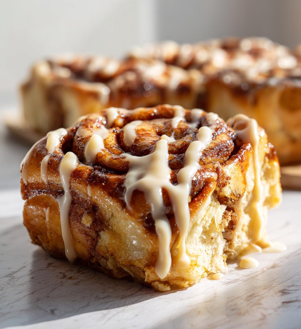 blender cinnamon roll cheesecake bars
