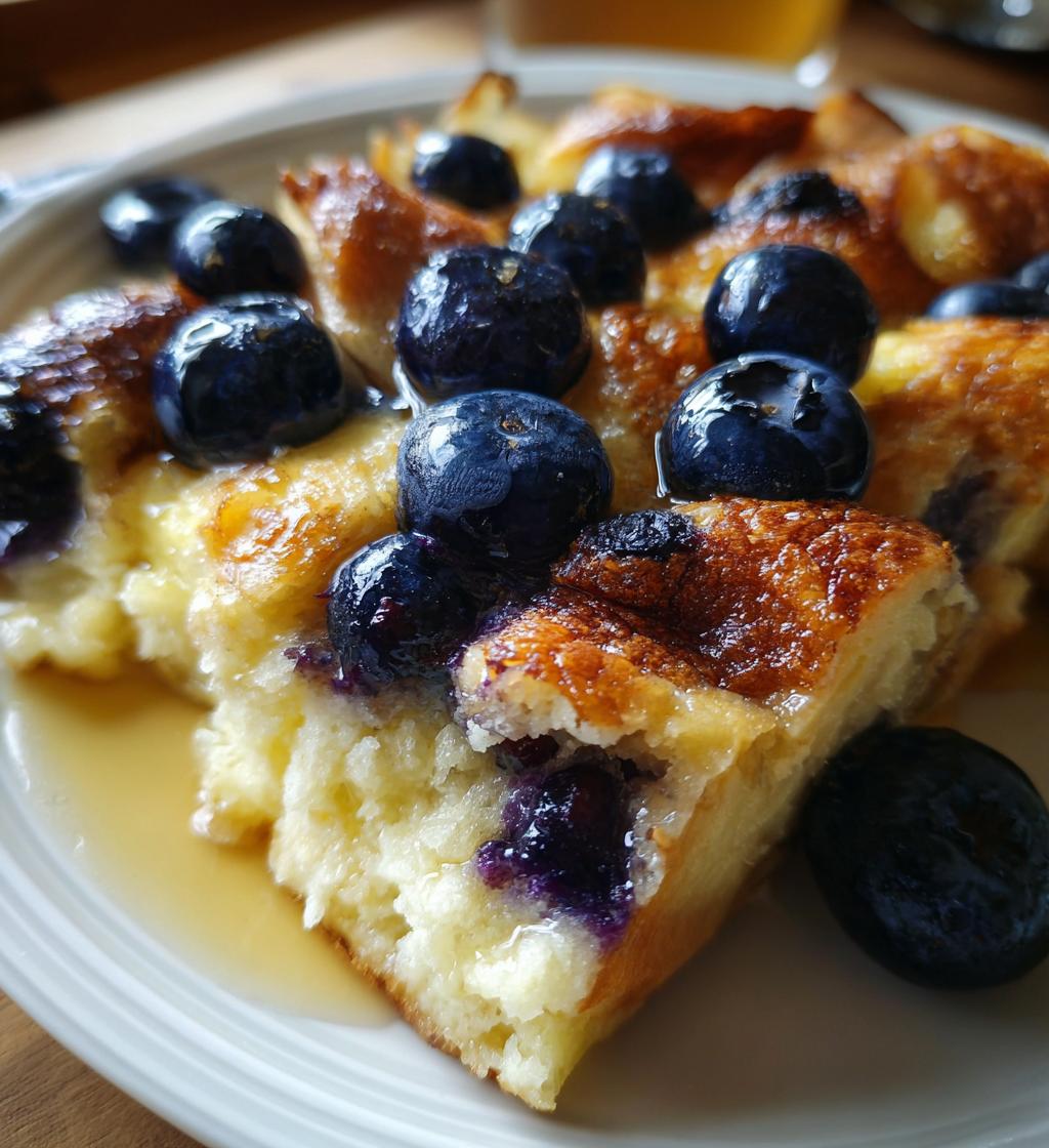 blueberry buttermilk pancake casserole