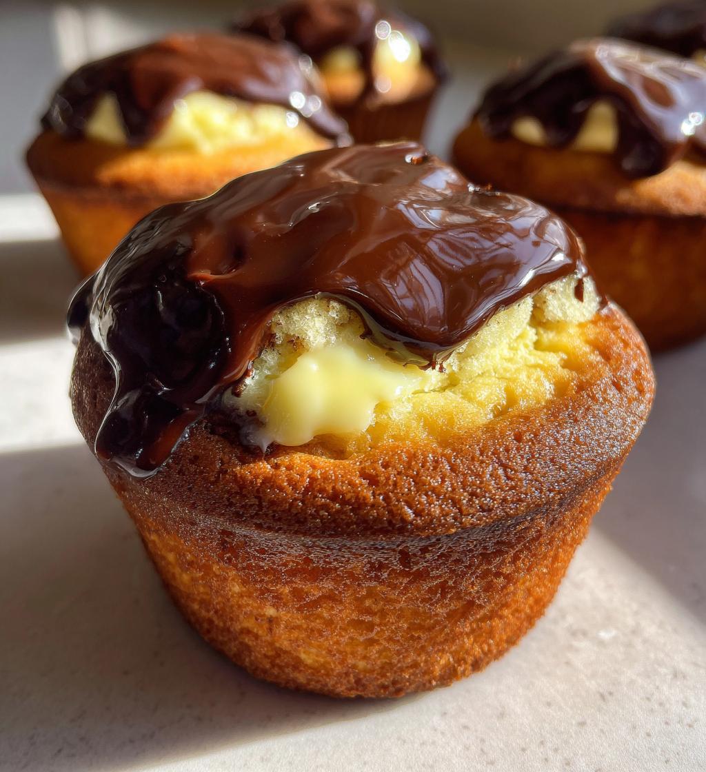boston cream pie cupcakes