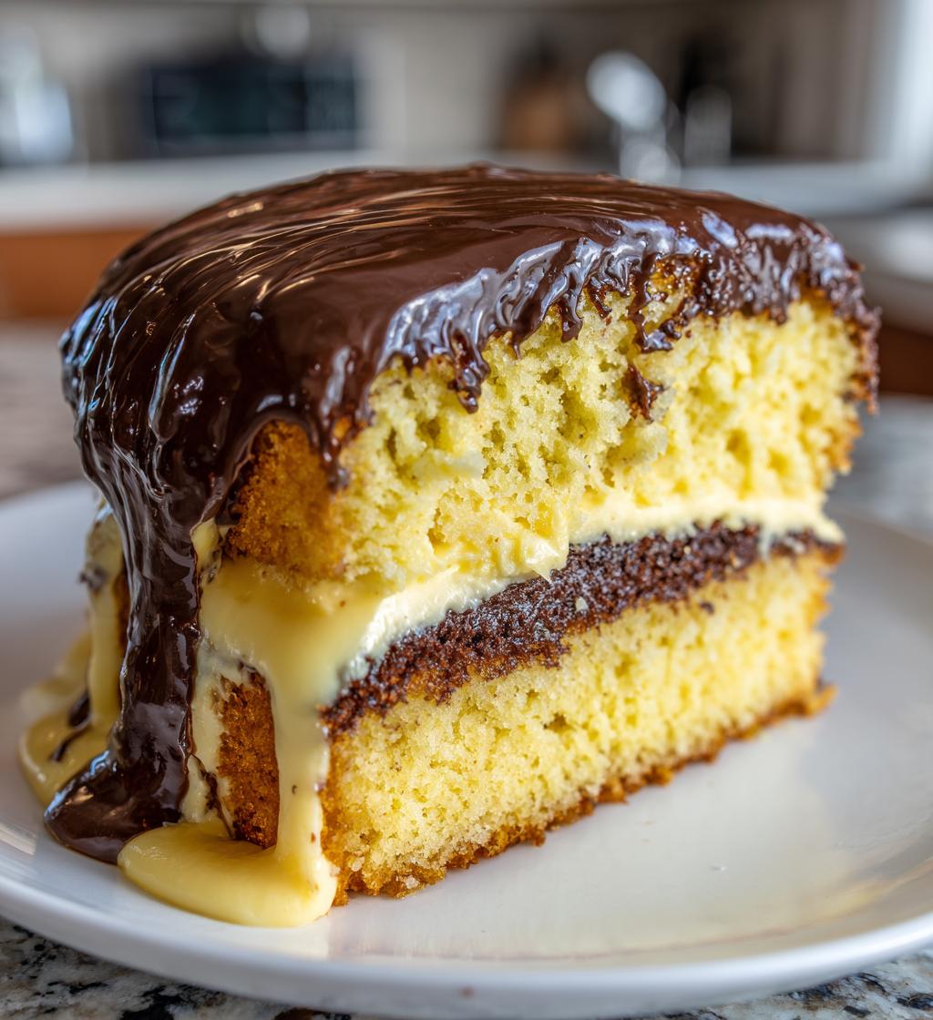 boston cream poke cake 2