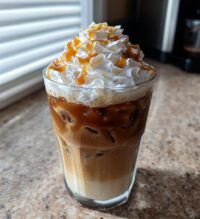 caramel hazelnut iced coffee a refreshing and nutty delight