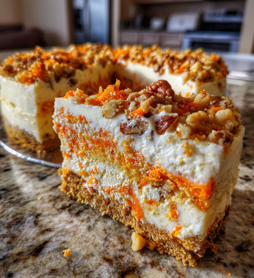 carrot cake cheesecake - detail 1