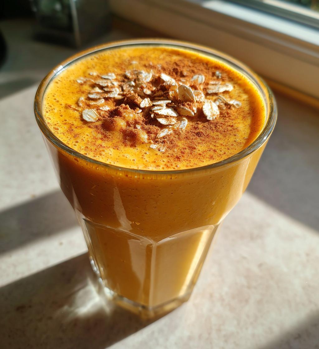 carrot cake smoothie - detail 1