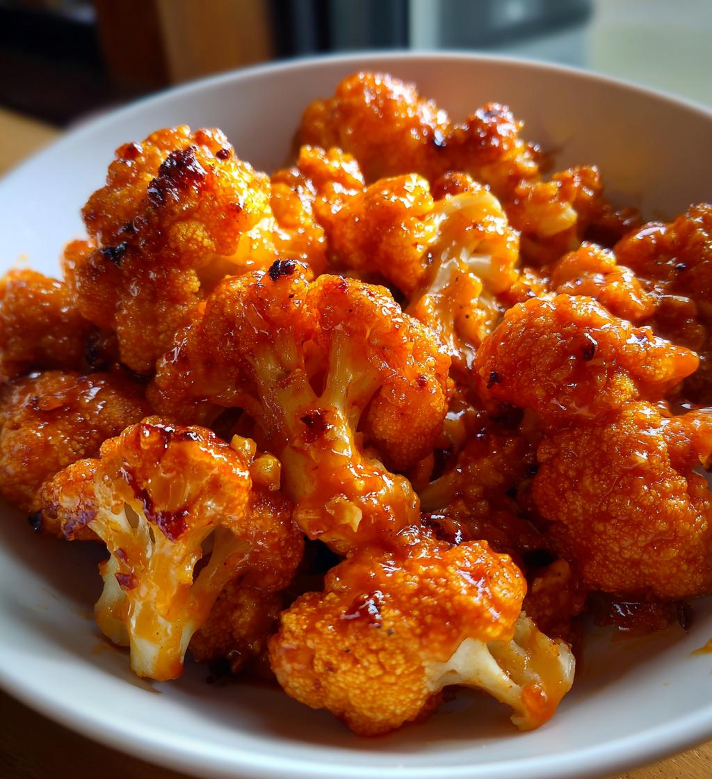 cauliflower buffalo wings recipe - detail 1